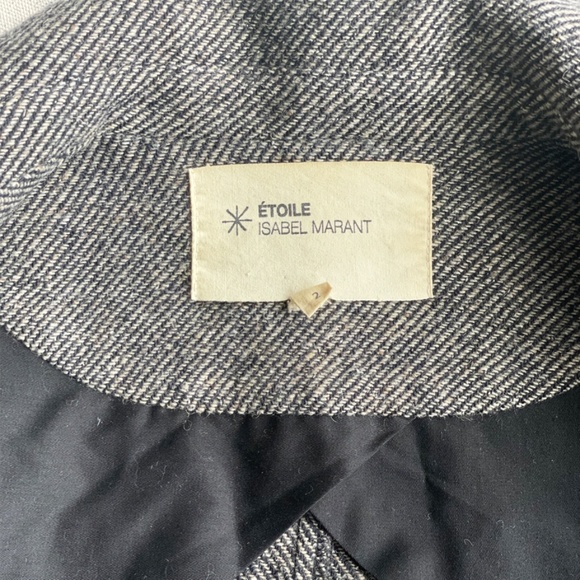 Isabel Marant Etoile Unlined Wool Blazer size US 2 - Picture 3 of 7